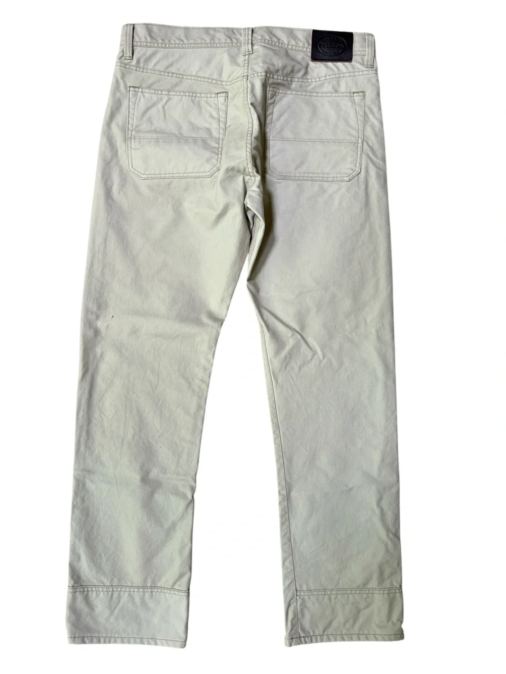 Filson Dry Tin Cloth 11.5 Oz 5-Pocket Pant Khaki Canvas Workwear Pant 34x34